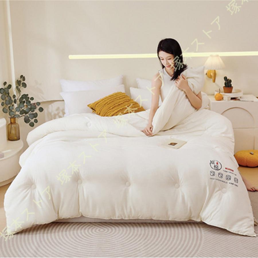 掛けふとん ほこり出にくい セミダブル ダブル 超軽量 ふんわり 来客用 寝具 北欧 シングル オールシー..