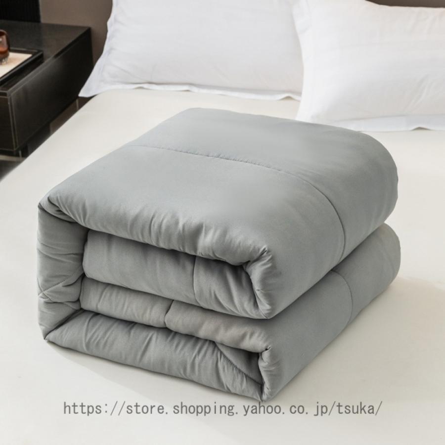 掛け布団 シングルロング 180*220cm わた入り掛け布団 軽量タイプ 超暖 軽量 洗える 暖かさ羽毛の約2倍 保温力 掛ふとん 高機能中綿入り あったか