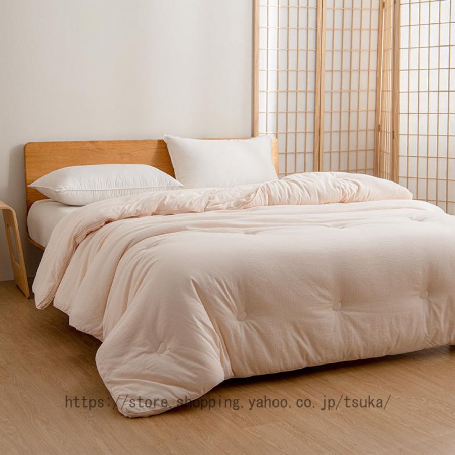 掛ふとん 柔らかな肌触り 無地 中綿 抗菌 防臭 新生活 ふとん 寝具 冬 用 掛け布団 シングル 羽根布団 ..