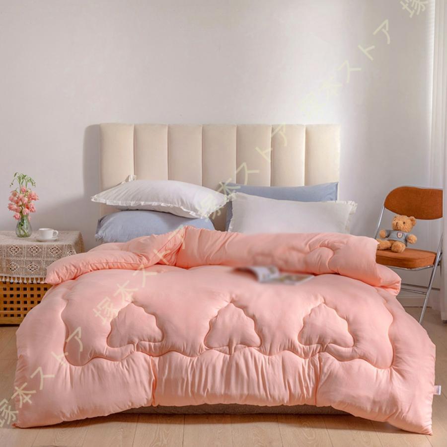 掛け布団 洗える クイーン 年中使える ほこりの出にくい掛布団 掛け布団 新生活 掛け布団 210*210cm ウ..