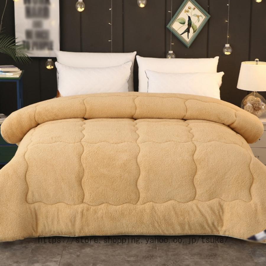 毛布ふとん 掛け布団 シングル 保温 暖か ヒート 毛布掛布団 掛布団 シングル プラチナ 洗える 防ダニ ..