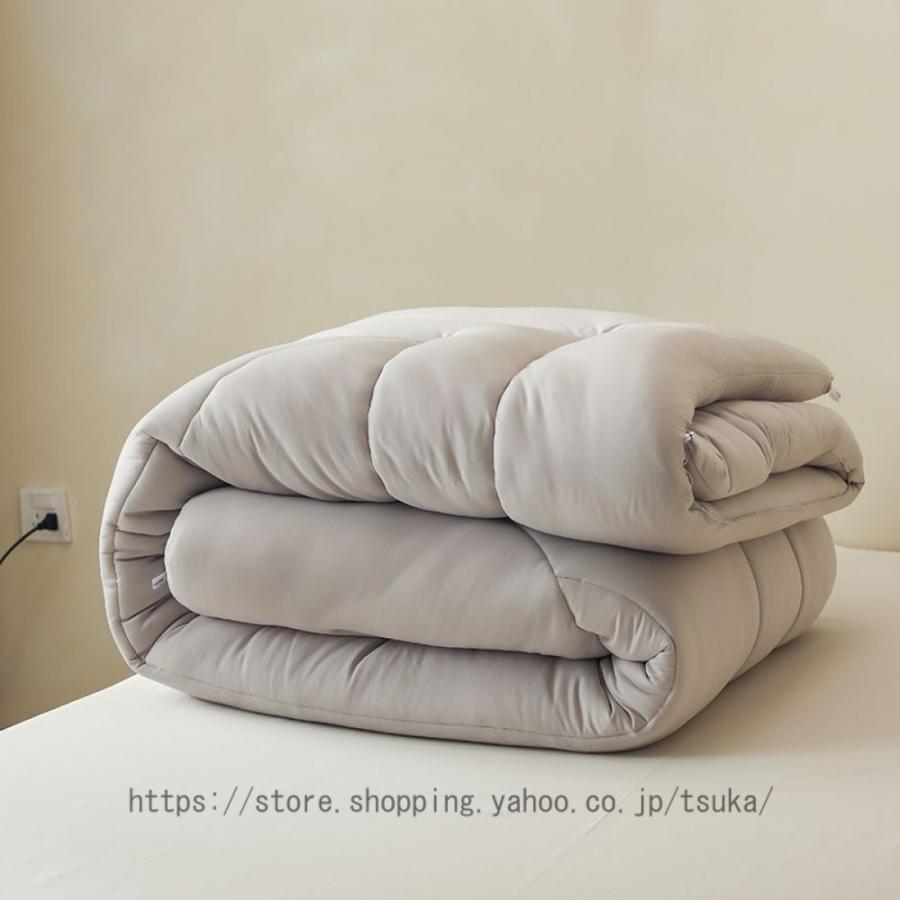 合掛け布団 シングル ロング 掛け布団 ふとん シングル 掛布団 洗える あたたか 暖か かけ布団 ピーチ..