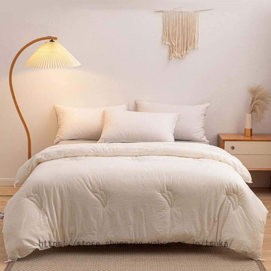 洗える 肌掛け布団 シングル 洗える 丸洗い ウォッシャブル 洗濯機OK 軽量 吸湿 綿入り わた入り 洗え..
