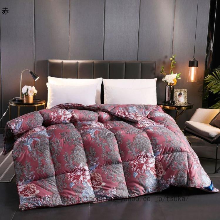 とてもふっくらとした羽毛に仕上がり より快適にご使用いただけます羽毛布団 シングル 掛け布団 寝具 オールシーズン 冬は暖かく 3