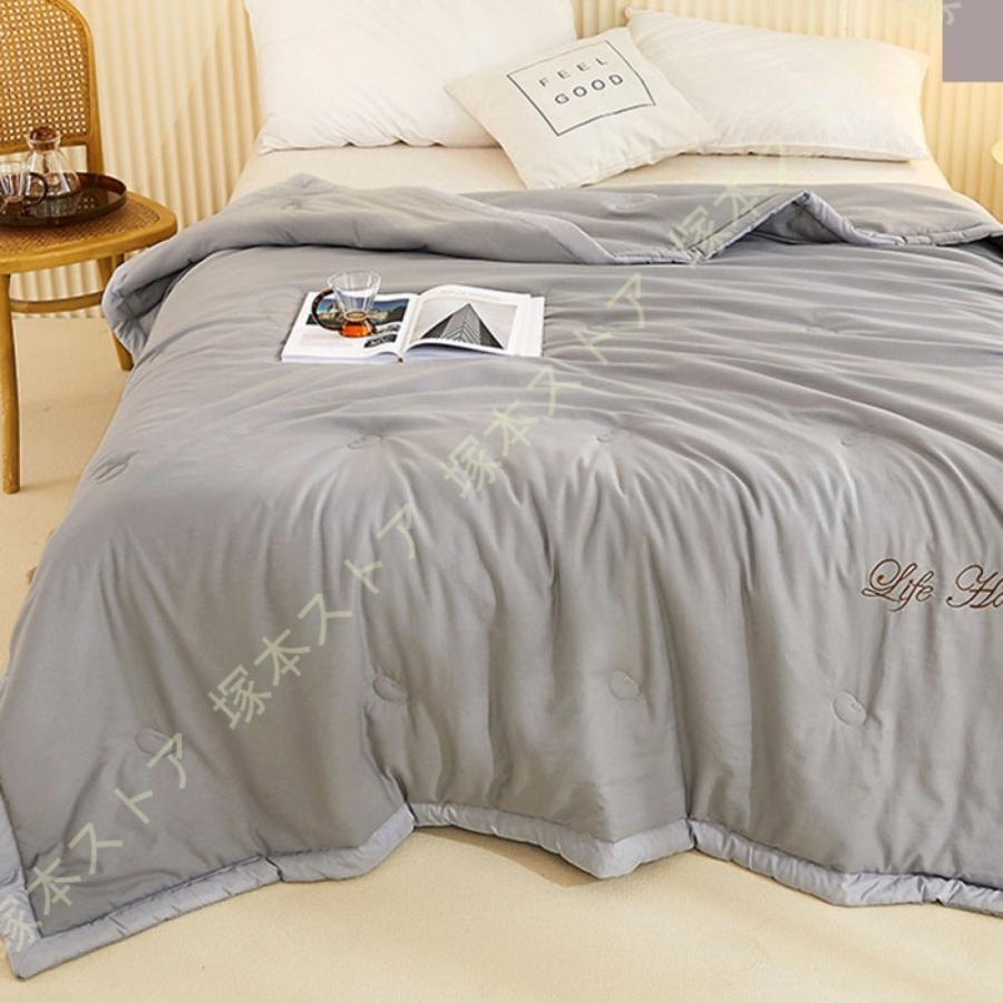 キルトケット 肌掛け布団 柔らかい肌触り オーガニックコットン 触り心地いい 冷感 クールケット 掛け..