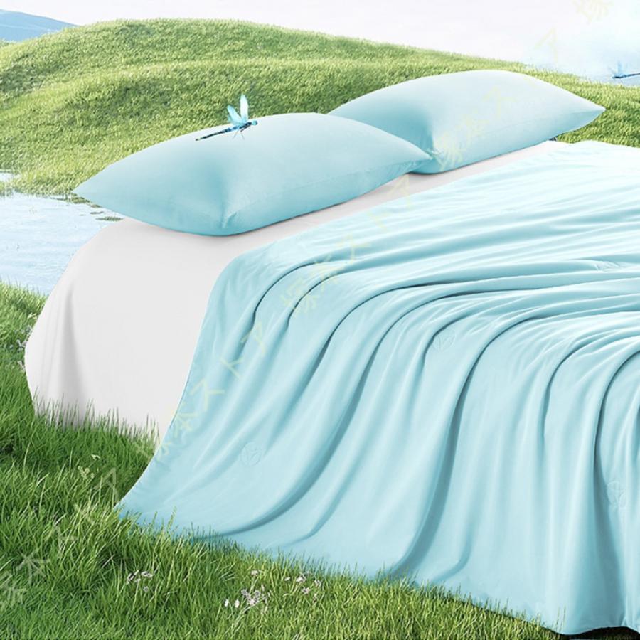 夏ふとん 肌掛け布団 夏秋用 肌ふとん 接触冷感 冷感くしゅくしゅ クールケット 冷房対策 接触涼感 気..