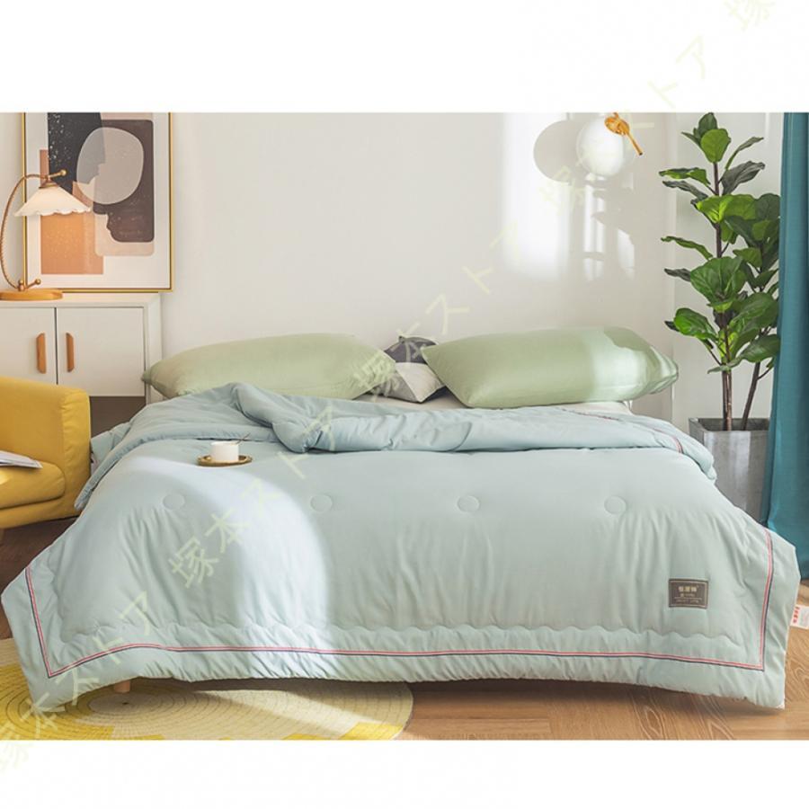 肌掛け布団 夏用 ふとん がけ布団 薄い 気持ち良い肌触り クールケット 接触冷感 吸湿速乾 マイクロソ..