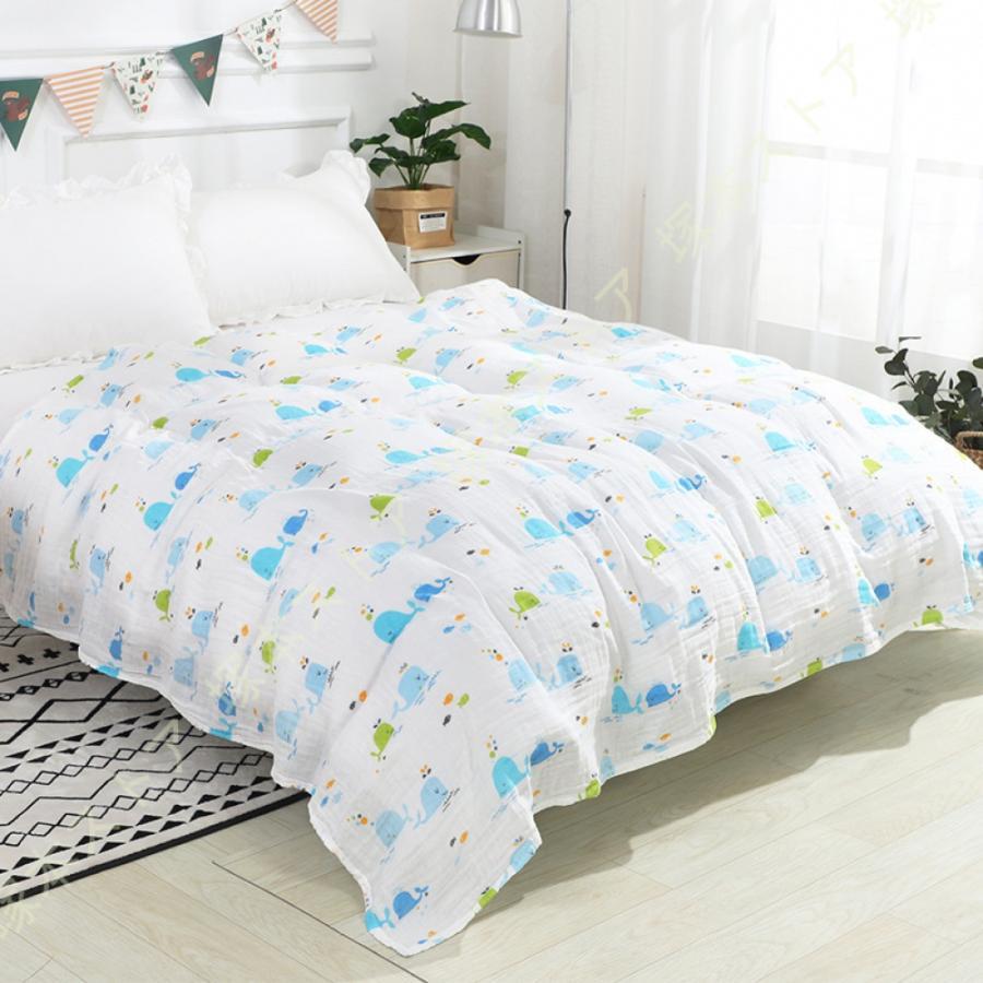 とら柄 ガーゼケット タオルケット ブランケット 夏用ガーゼケット タオルケット ガーゼタオルケット ..