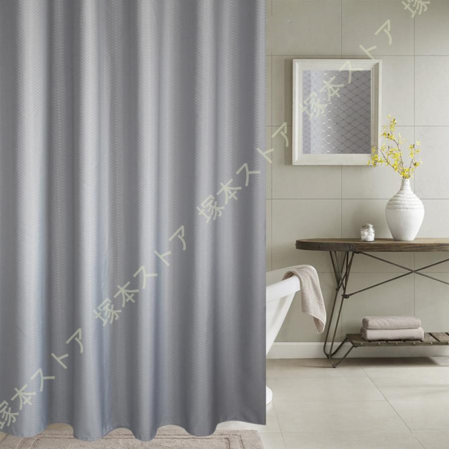 シャワーカーテン 防カビ 窓用 浴室カーテン 250*250 200*200 取付簡単 耐用性 厚手 家庭用 バスルーム バスカーテン シャワールーム 白 ピンク グレー 透過性