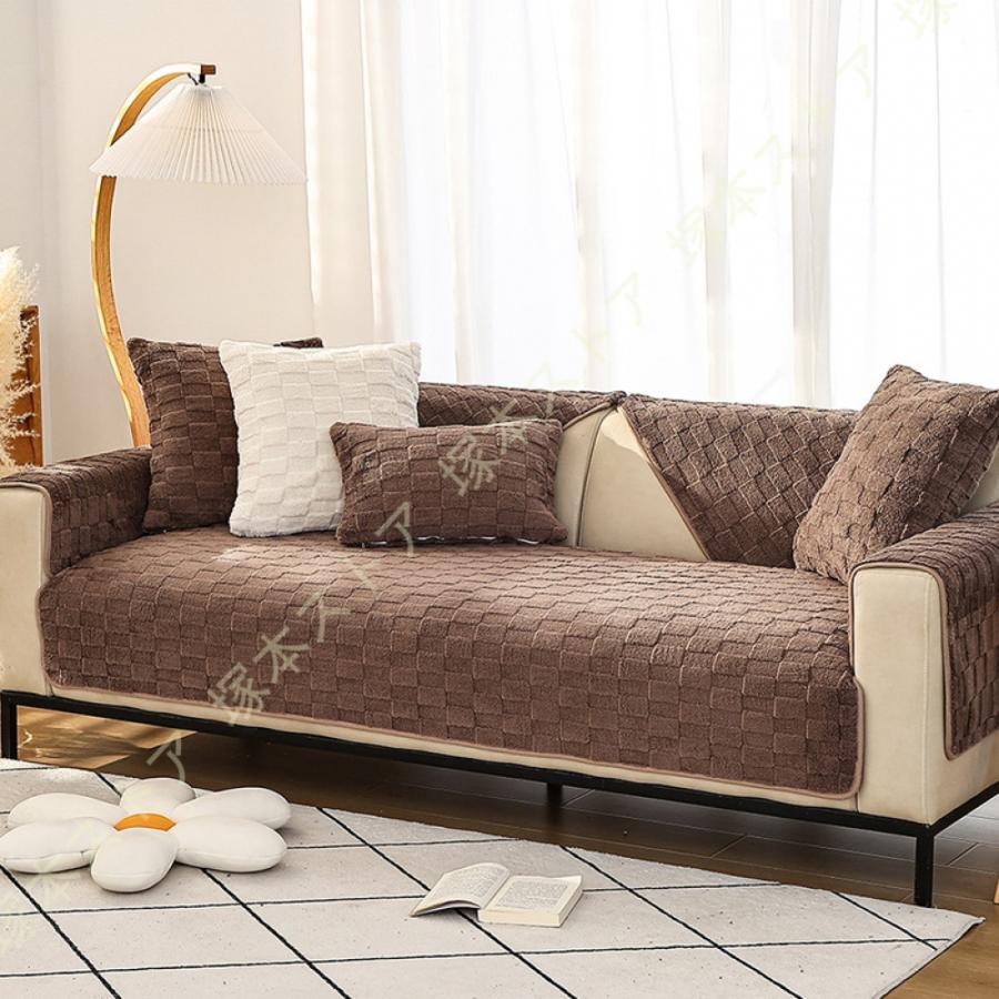 マルチカバー シンプル ソファーカバー 無地 北欧風 長方形 こたつ布団カバー 上掛け ソファカバー キルトケット マルチカバー カバー 単枚売り 水洗いキルト