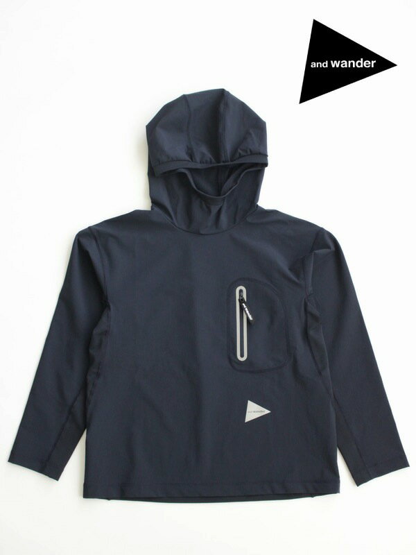 and wander Ah_[bWomen's hybrid warm pocket hoodie #navy [5743284074] nCubh EH[ |Pbg t[fB[ fB[X