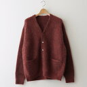 crepusculebMohair V/N Cardigan #Brick [2303-015]