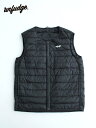 unfudge アンファッジ｜UN3610 Light Weight Down Vest #Black UN3610 ライトウェイトダウン