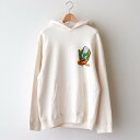 9MbHOODED SWEATSHIRT RAINBOW PARAKEET #010/IVORY [9m22ss018]