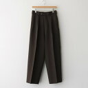 MARKAWAREbDOUBLE PLEATED TROUSERS #BROWN KHAKI [A23C-04PT02C]