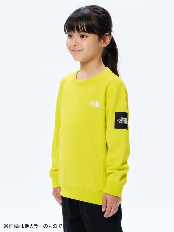 THE NORTH FACE ノースフェイス｜Kid's Square Logo Crew #Z [NTJ12117] スクエアロゴクルー（キッズ）