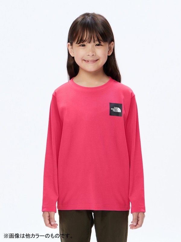 THE NORTH FACE ノースフェイス｜Kid's L/S Small Square Logo Tee #UB [NTJ32357] ロングスリーブスモールスクエアロゴティー（キッズ）