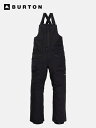 BURTON バートン｜23/24モデル Reserve 2L Bib Pants #True Black [150031] リザーブ 2L ビブパンツ（メンズ）