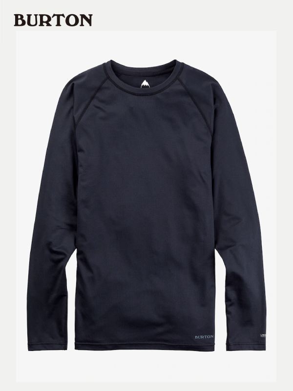 BURTON Сȥ23/24ǥ MDWT X Base Layer Crew #T Blk/Gry Hthr [221921]