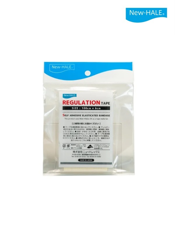 NEW-HALE ニューハレ｜レギュレーションテープ 6cm×100cm #ホワイト [803201]