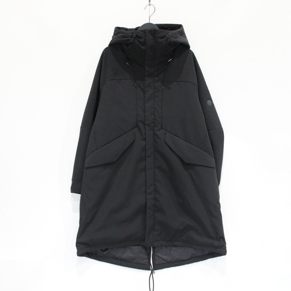 LANTERN | HEATING HOODED COAT #BLACK 