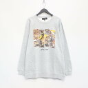 MEDICOM TOY JACKSON POLLOCK STUDIO CREWNECK SWEATSHIRT 「FLOAR BORDS 01」 GRAY 22SC-JP-SW-01