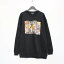 MEDICOM TOY | JACKSON POLLOCK STUDIO | CREWNECK SWEATSHIRT 「FLOAR BORDS 01」 #BLACK [22SC-JP-SW-01]