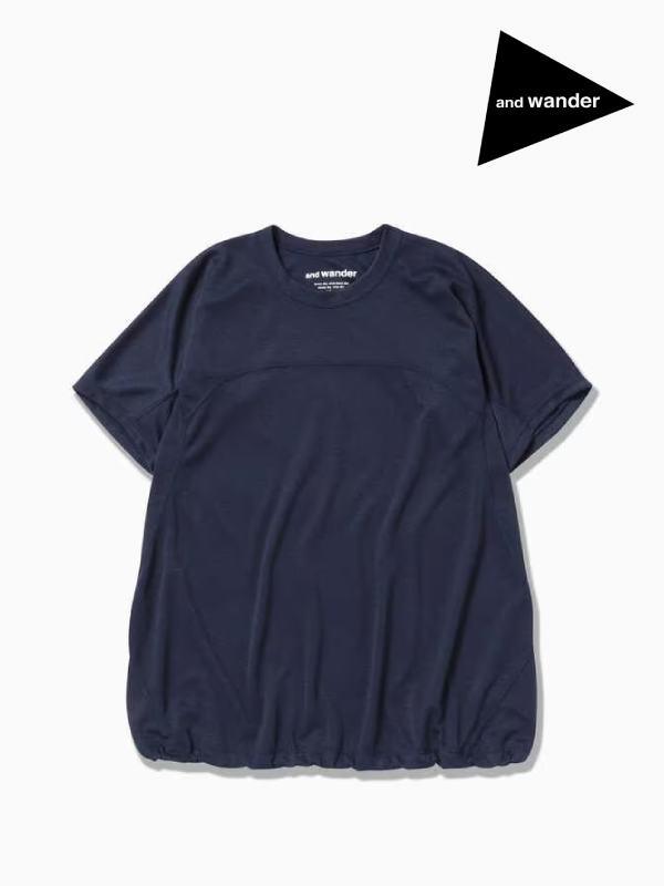 and wander Ah_[bWomen's power dry jersey SS T #120 navy [4164137] p[hCW[W SS T fB[X 