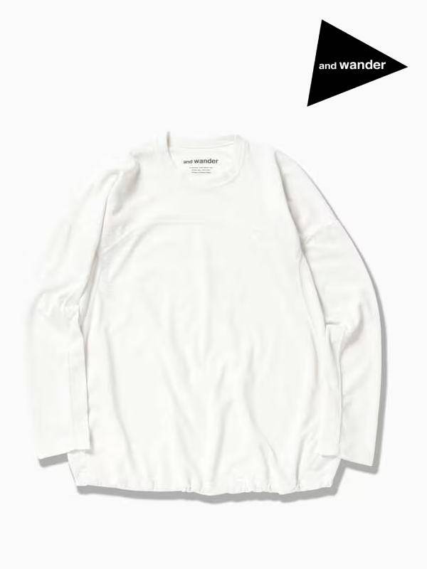 and wander Ah_[bWomen's power dry jersey LS T #031/off white [4164136] p[hCW[W O LS TifB[Xj