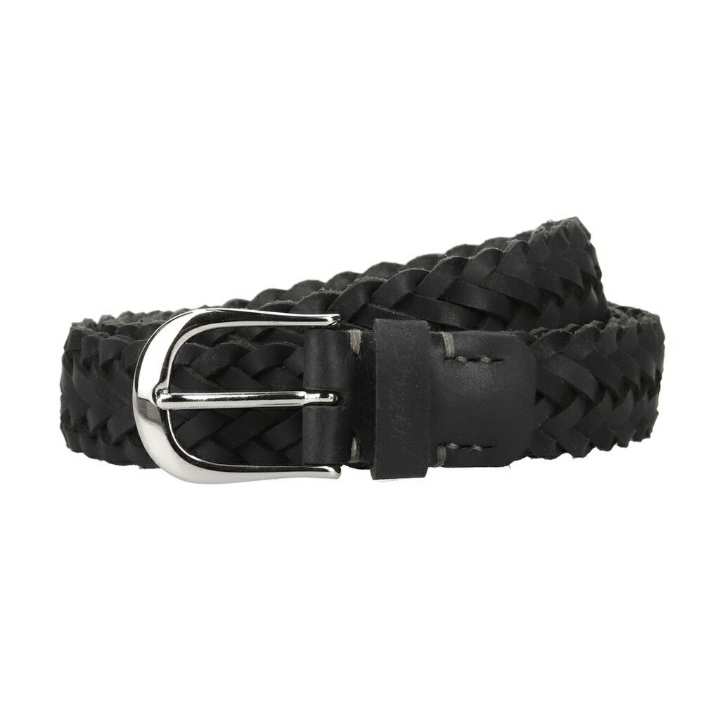 SON OF THE CHEESE | Don't Kill My Vibe Leather Mesh Belt #BLACK [SC2410-AC07]