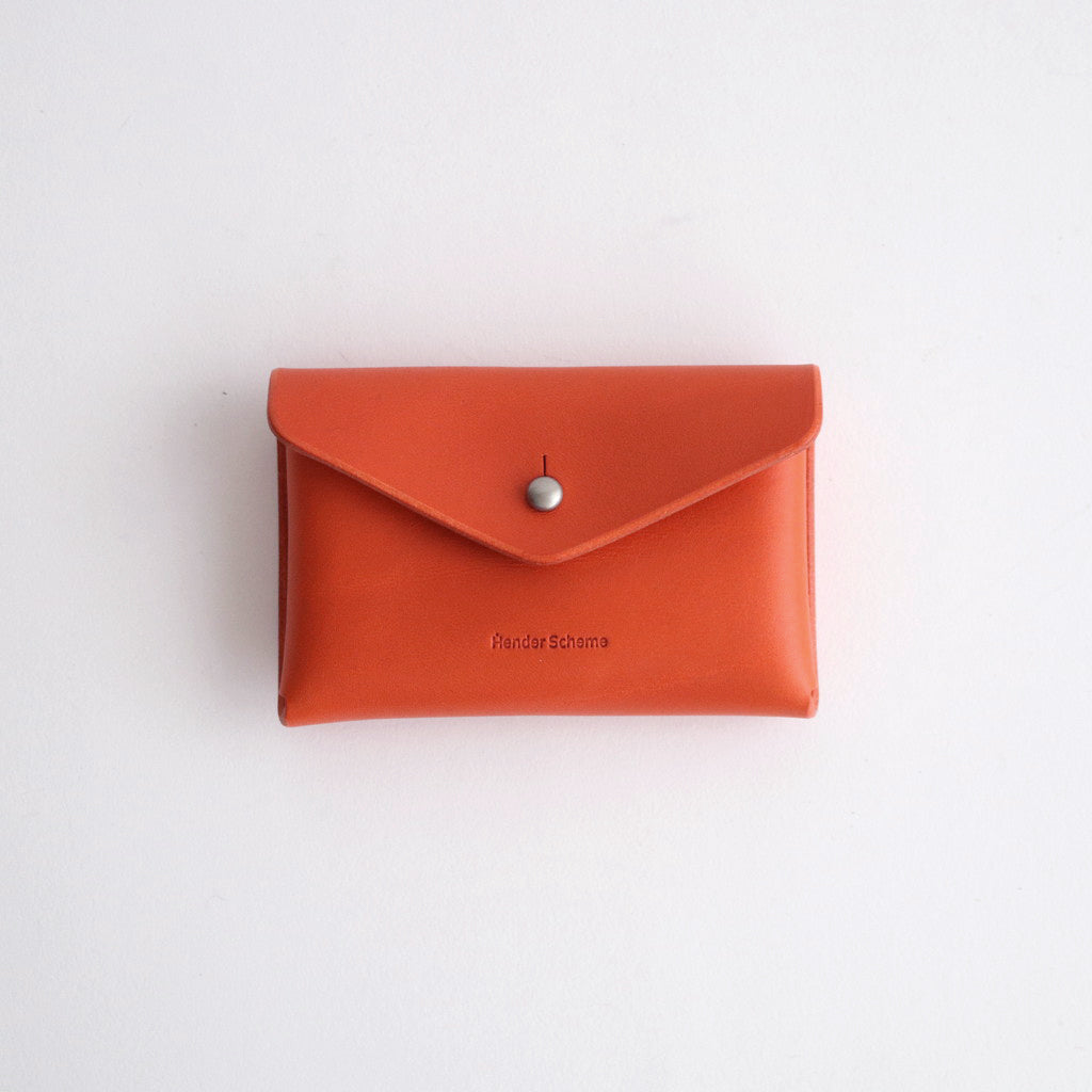 Hender Scheme｜one piece card case #orange [di-rc-opc]