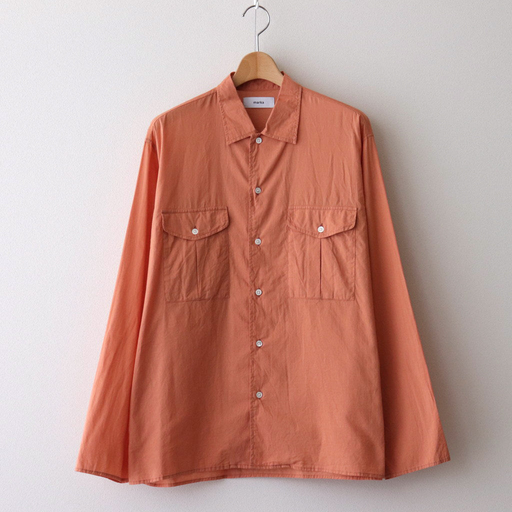 markabOFFICER SHIRT #ORANGE [M24A-10SH01C]