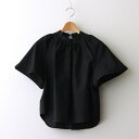 the last flower of the afternoonb̖ flare sleeve blouse #black [TLF-224-bl001-ja]