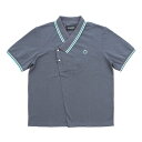 YUKI HASHIMOTObY NECK POLO SHIRTS #GREY [241-01-0601]