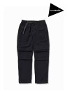 and wander アンドワンダー｜Women's Ny taffeta hiker 2way pants #010/black [4152138] Ny タフタ ハイカー 2Wayパンツ（レディース）