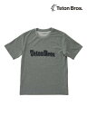 Teton Bros. ティートンブロス｜Women 039 s TB Logo Tee Green Gray TB241-830 TB ロゴティー（レディース）