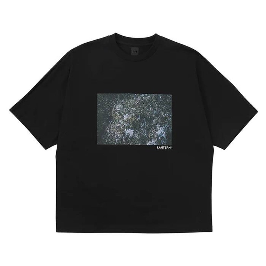 LANTERNDOLMAN SLEEVE PHOTO TEE #BLACK [MNA-LAN-22]