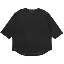 LANTERNbTHERMAL HALF/S TEE #BLACK [MNA-LAN-25]