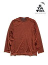 STATIC スタティック｜Frenzy L/S Shirts #Rust  フレンジー L/S シャツ（ユニセックス）