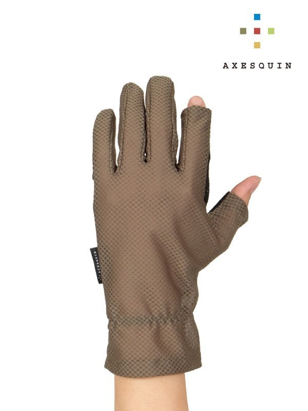 AXESQUIN アクシーズクイン｜Super Fit Mesh Glove #オリーブネズミ [013039] スーパーフィットメッシュグローブ