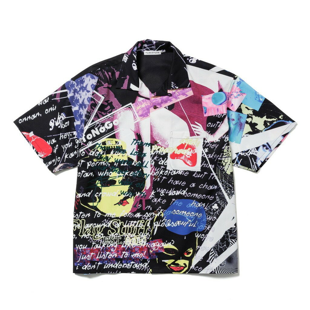 F-LAGSTUF-FbSOME GIRLS S/S SHIRTS #BLACK [24SS-FS-17 / FS1426]