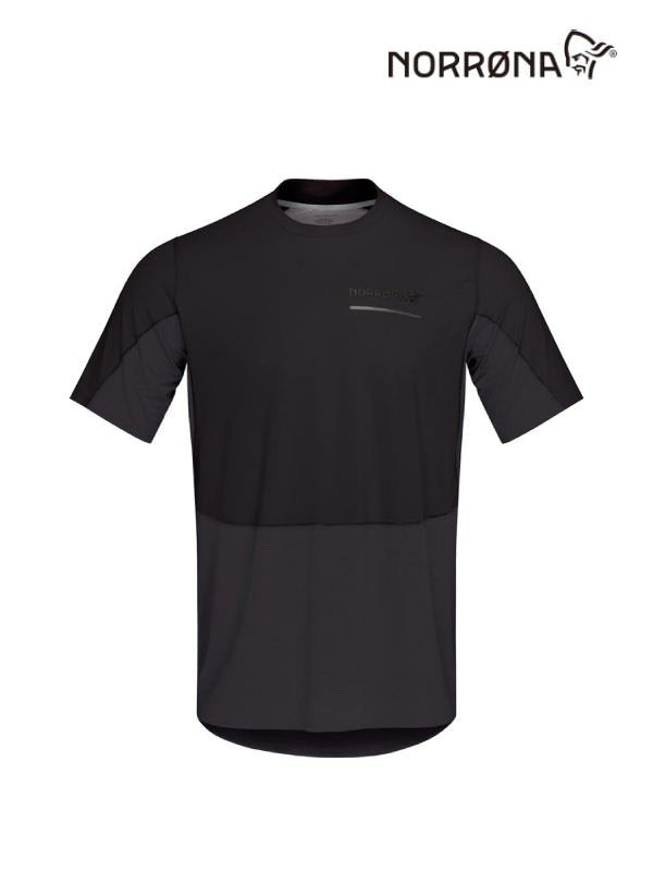 Norrona m[ibsenja equaliser lightweight T-shirt (M) #Caviar [5826-23] Y Z[j CRCU[ CgEFCg eB[Vc