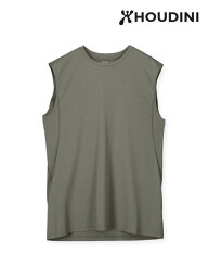 HOUDINI フーディニ｜Men's Pace Air Tank #Geyser Grey [860021] メンズ ペース エア タンク