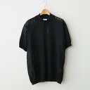 Allege.bLine S/S Knit Shirt #BLACK [AL24S-KN02]