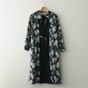 the last flower of the afternoonbLIBERTYFABRICS flat collar layered dress #wild flower [TLF-224-op004-lp]