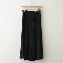 the last flower of the afternoonbЂƂԂ̍ pleated wrap skirt #black [TLF-224-sk003-rpc]