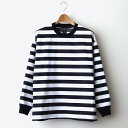 DAIWA PIER39bW's TECH DRAWSTRING BORDER L/S TEE #WHITE / NAVY [BE-33024L]