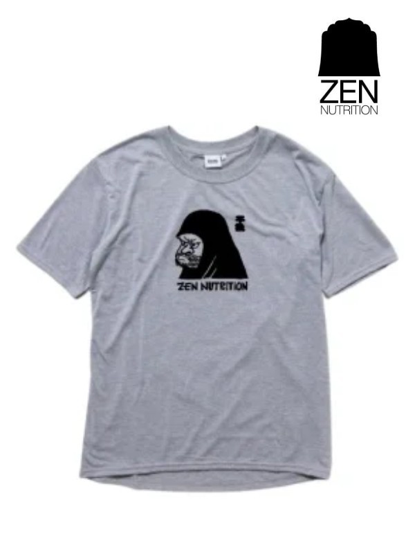 ZEN NUTRITION ゼンニュートリション｜HANAI×ZEN BRING Darma T-Shirts 2024 #ヘザーグレー ハナイ×ゼン ブリング ダルマ ティーシャツ