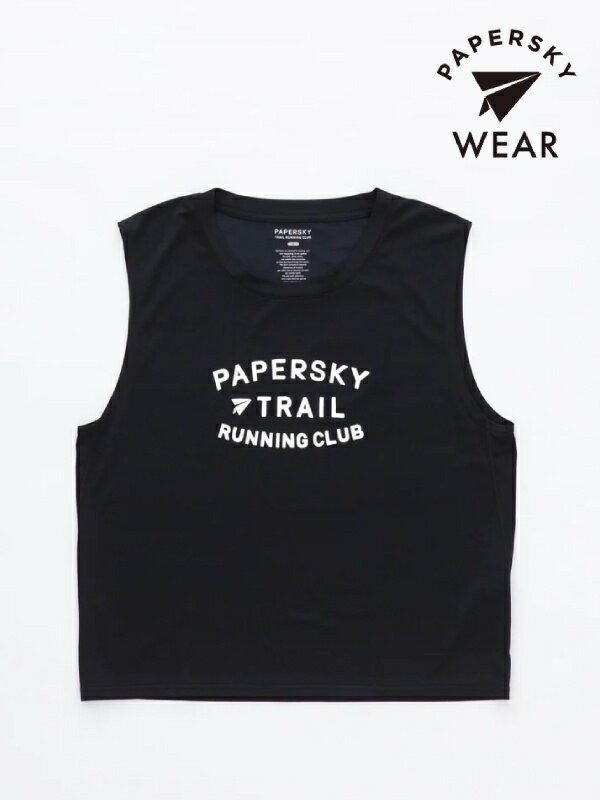 PAPERSKY WEAR ペーパースカイウェア｜Apres Run Team-TANK TOP #BLACK [PS241025] アプレ ラン チーム タンクトップ