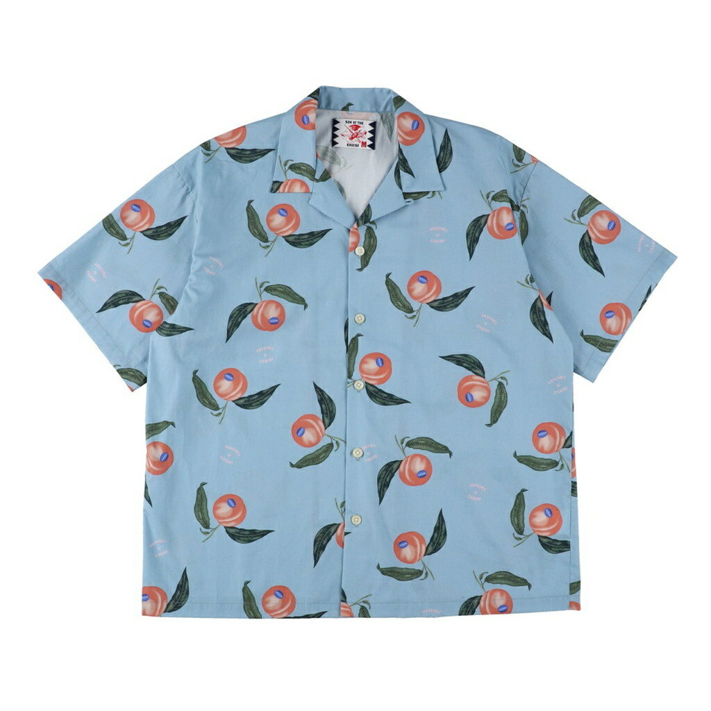 楽天TAMAYA-GROUP楽天市場店SON OF THE CHEESE｜PEACHES N' CREAM Shirt #BLUE [SC2410-SH03]